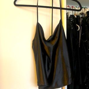 Silky draped cami size large